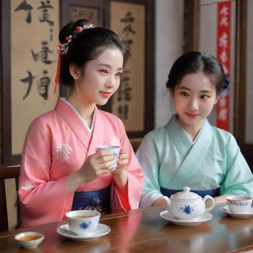 广州喝茶会所茶艺表演场景