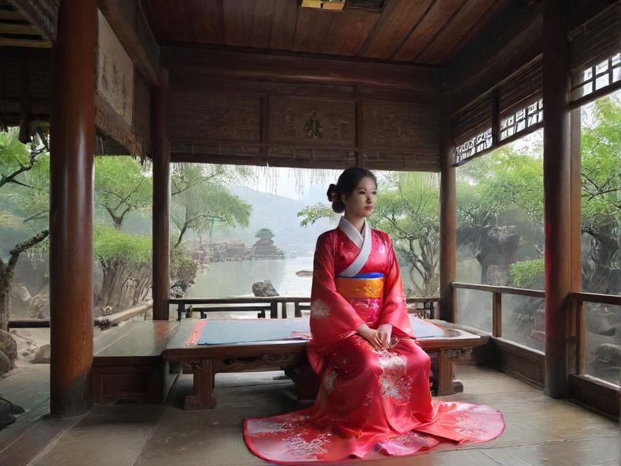 深圳一家高端会所内的奢华休息区域