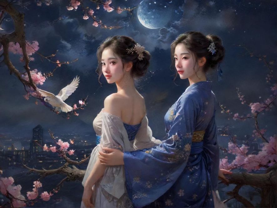 广州花社区夜场会所外部夜景展示