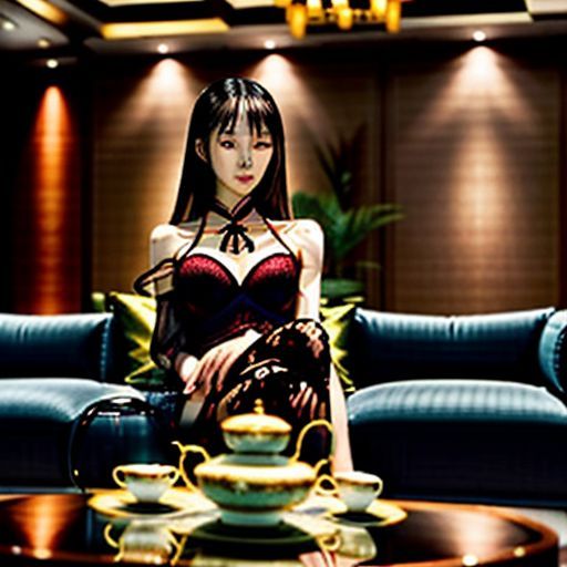 桑拿会所休息区