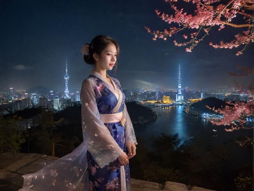 广东夜场霓虹灯下的都市魅力