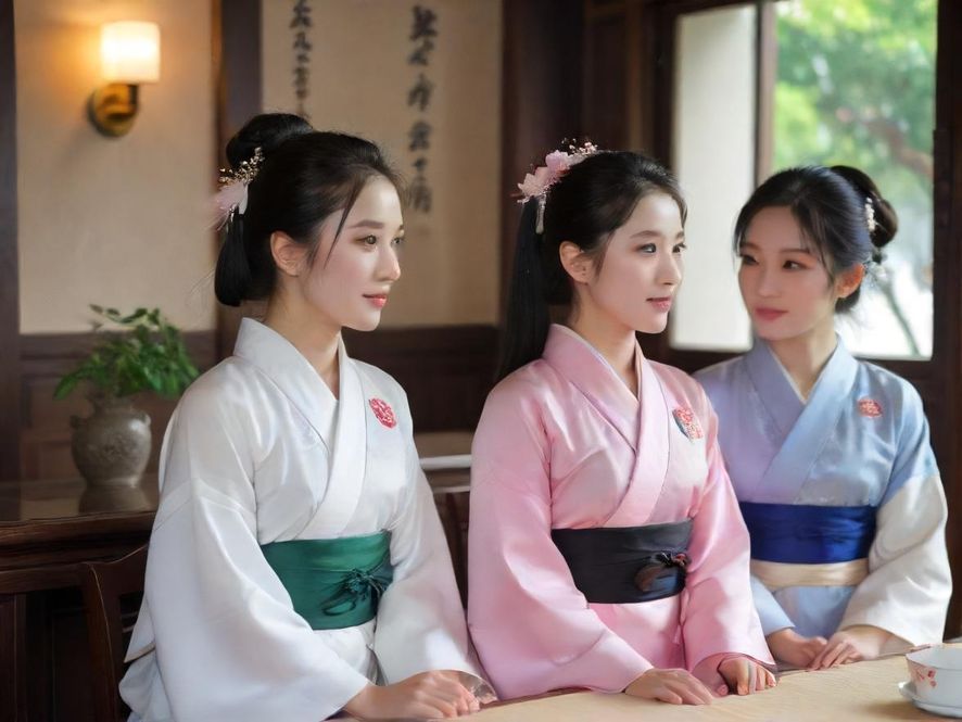 一套设计精美的茶具在柔和的光影下,散发出精致与宁静。