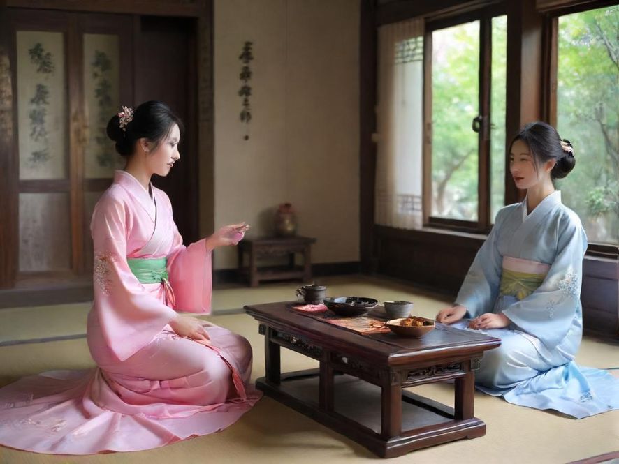 广州一家装修温馨私密的茶室，光线柔和，营造出舒适的氛围。