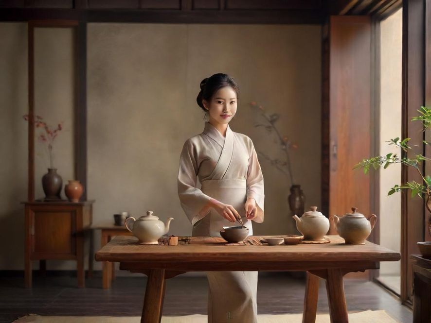 深圳喝茶工作室茶艺师服务场景