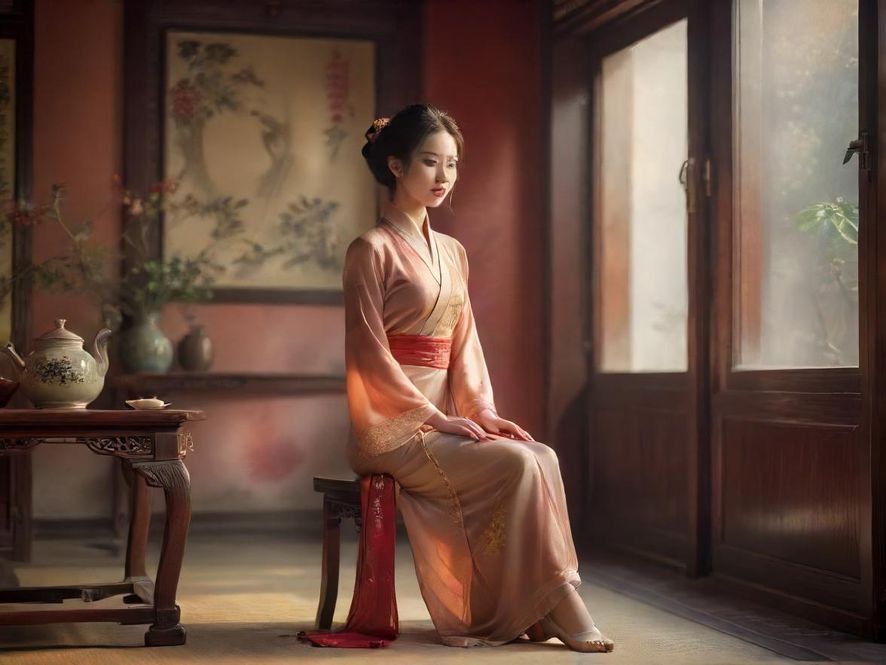 佛山茶艺师优雅表演