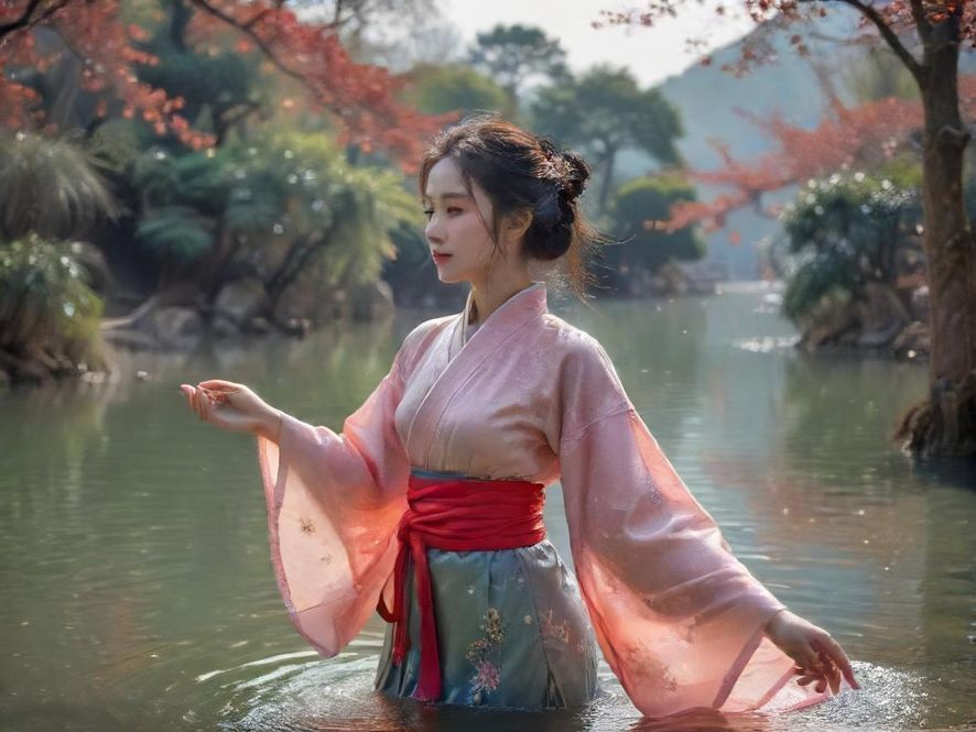 一个温暖舒适的桑拿房内部，蒸汽缭绕，氛围放松