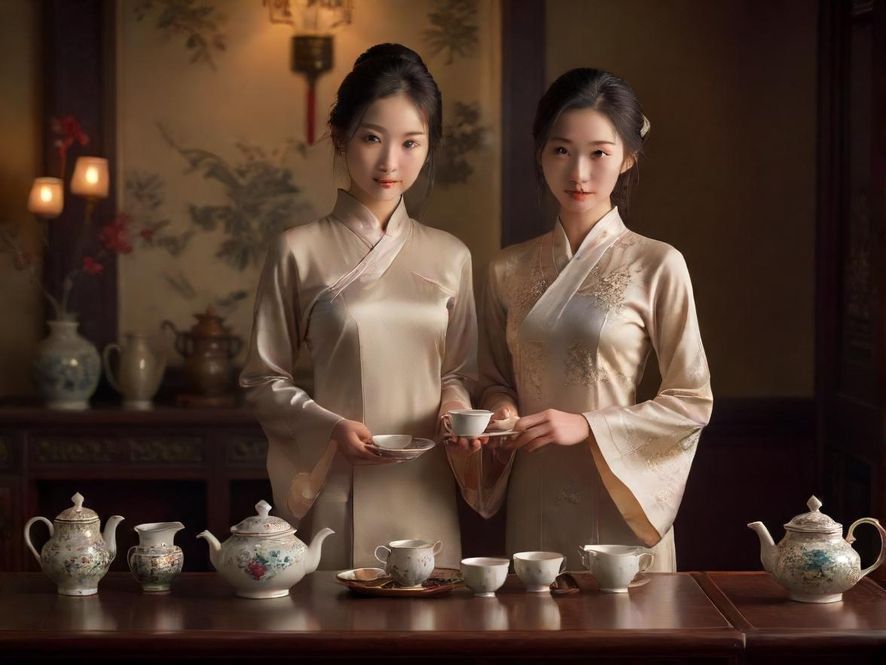 深圳高端品茶茶艺师细节展示