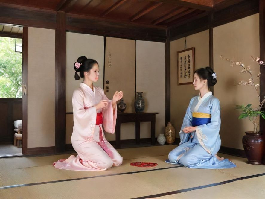 一间布置温馨、光线柔和的私密工作室内部，有舒适的沙发和茶具摆设。