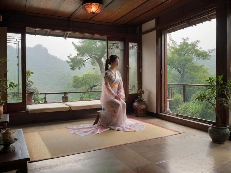 私密茶室内部环境