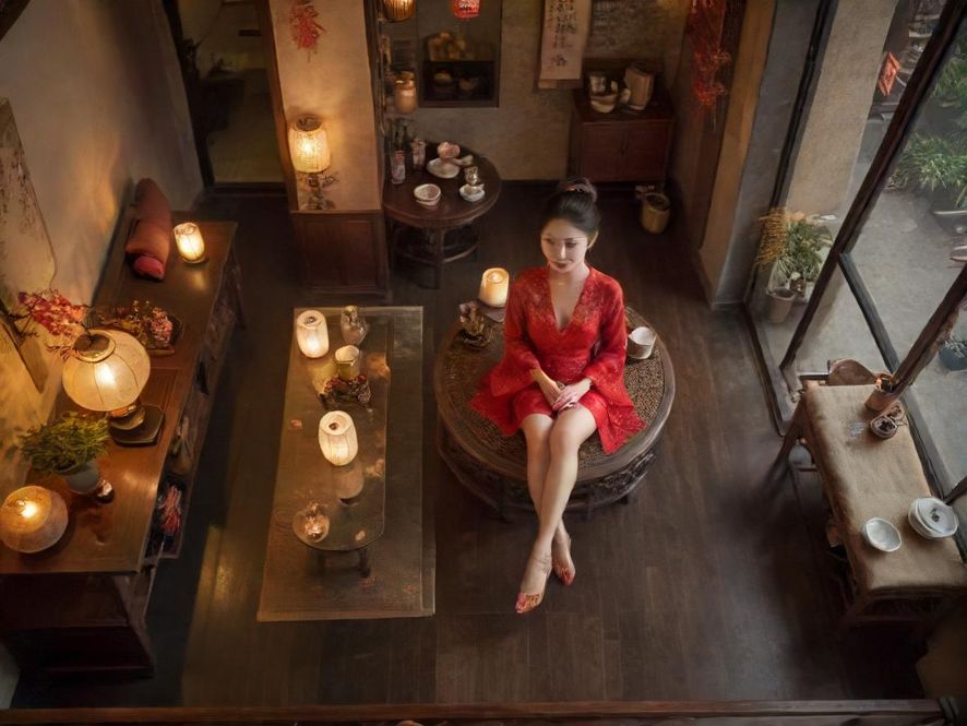 深圳龙华品茶工作室内部环境