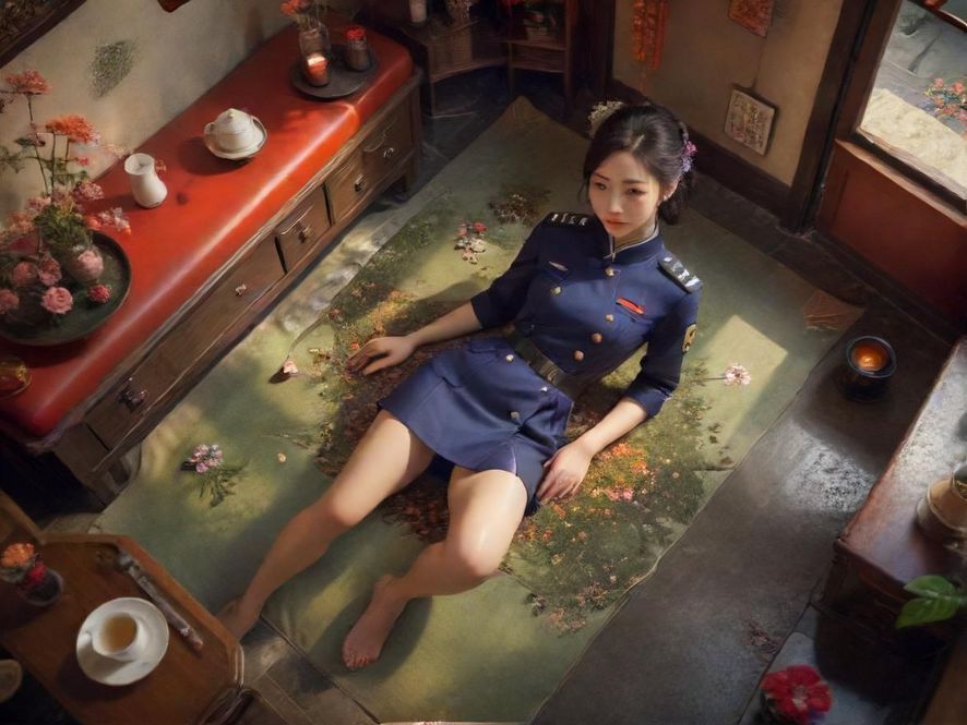 按摩花社区特色茶室环境