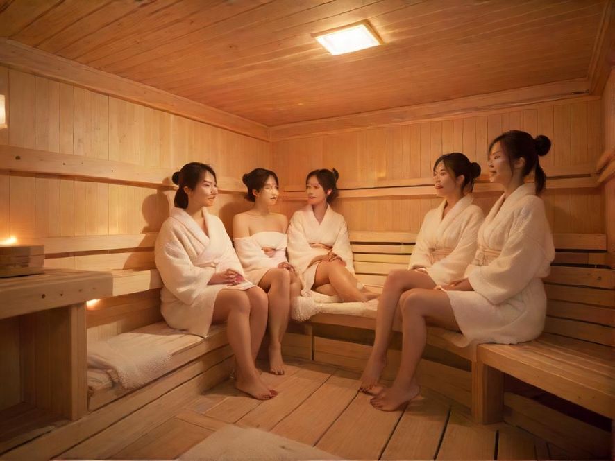 广州白云区桑拿会所内部环境,柔和灯光下的休闲空间