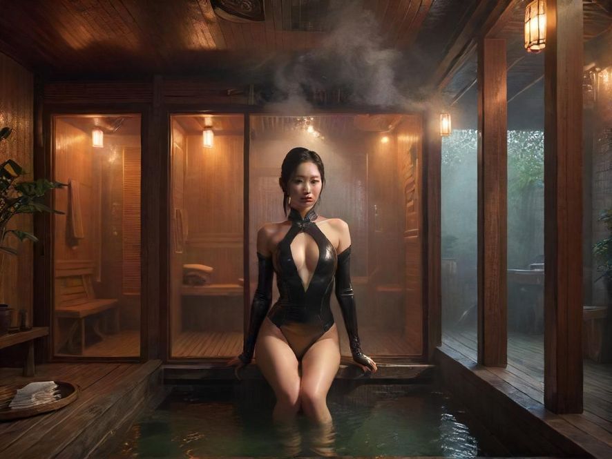 广州隐藏茶社内部一角