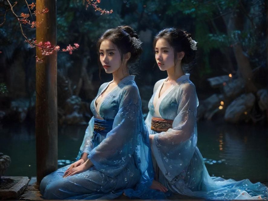 广州水会夜景外观