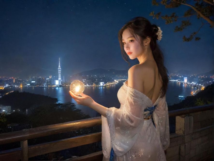 广州桑拿会所夜景外观展示