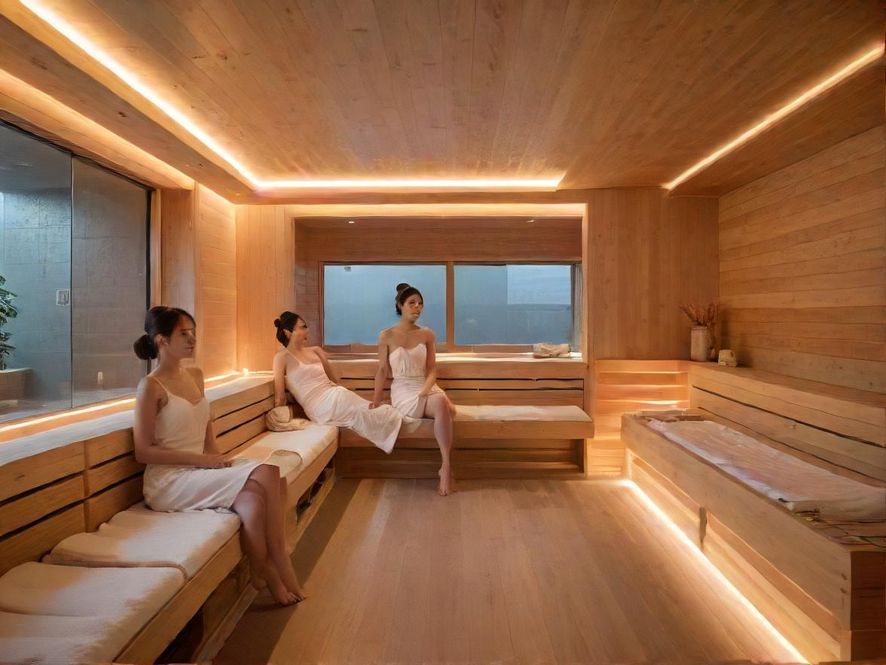 深圳桑拿体验网宽敞舒适的大厅环境