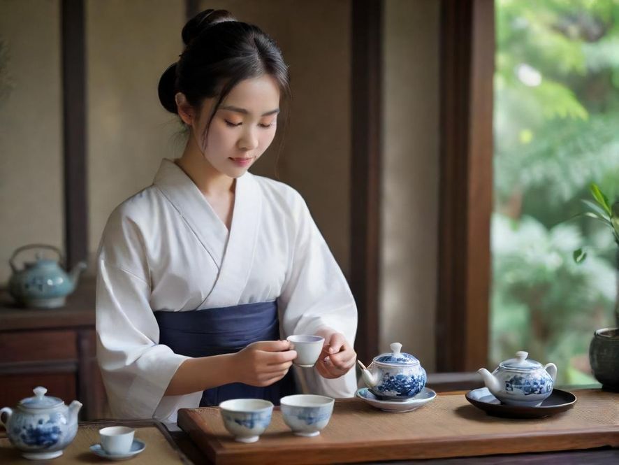 茶艺师冲泡茶汤