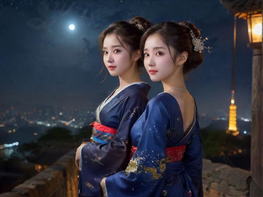 广州夜景下的足疗包间