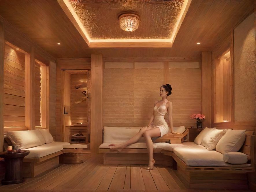 桑拿会所休息区