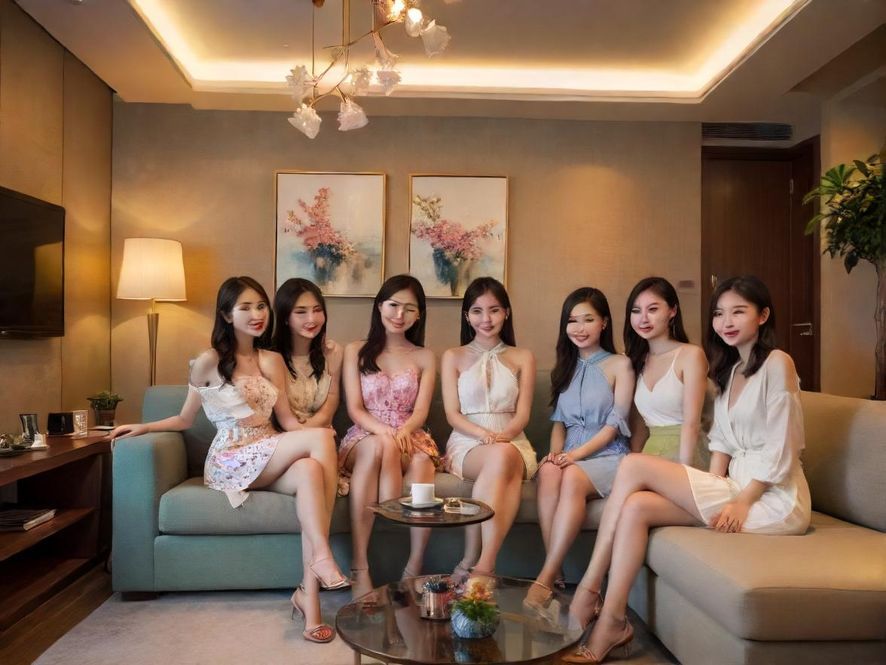 广州海珠区桑拿会所休息区环境