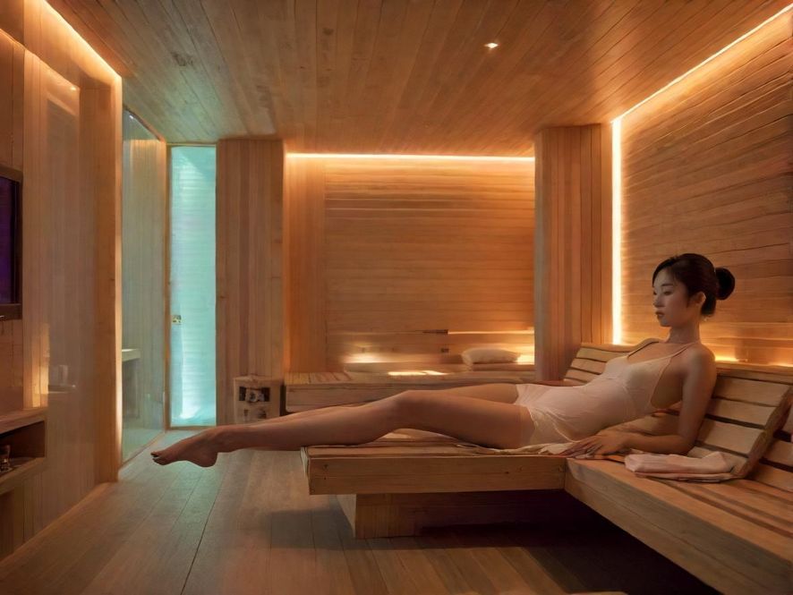 深圳夜场桑拿会所休闲大厅实景