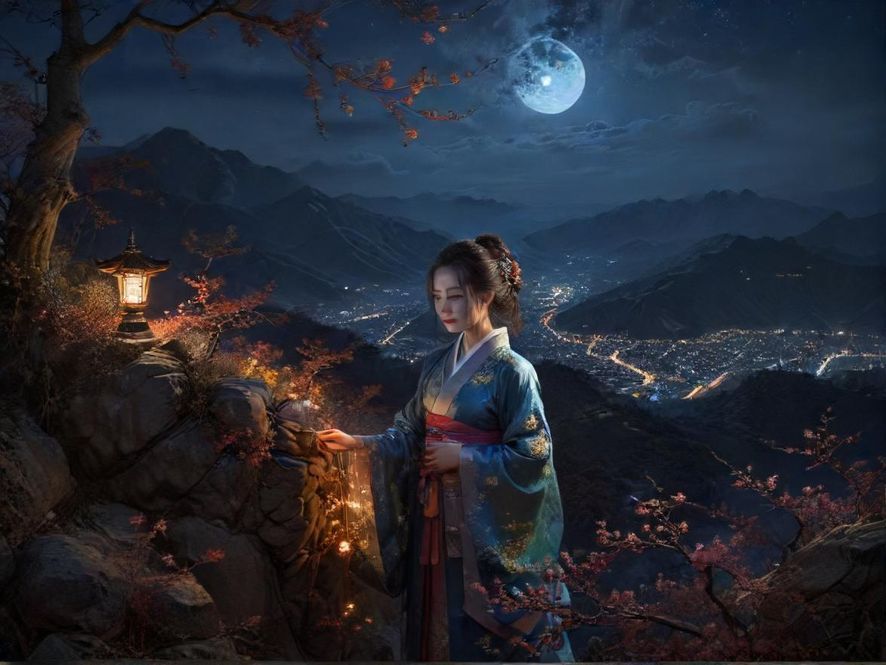 佛山夜晚的街道景象