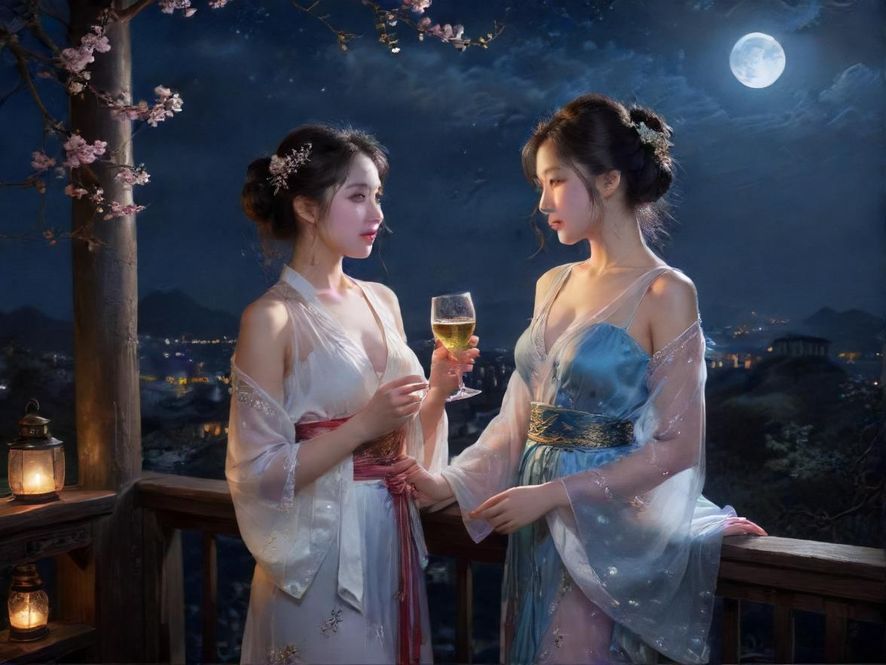 罗湖夜场炫彩夜景