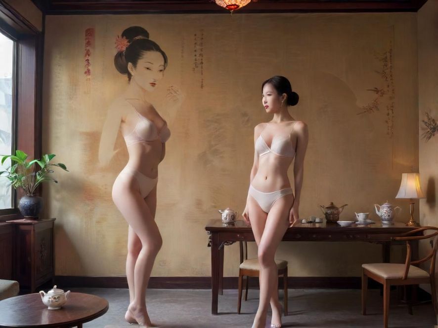 深圳光明会所茶室,茶艺师正在展示专业茶艺