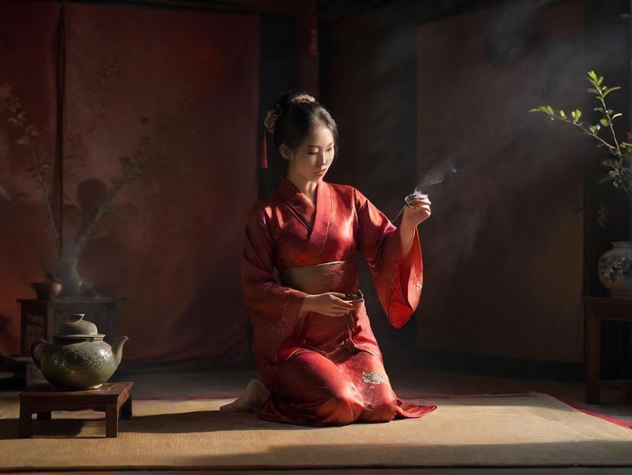 深圳高端茶室茶艺表演场景