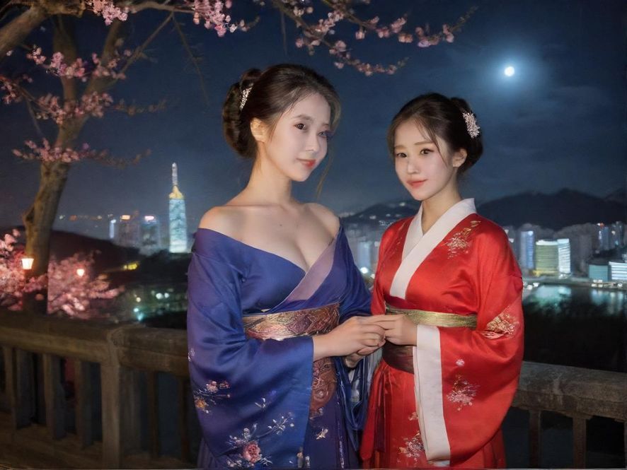 深圳繁华的城市夜景