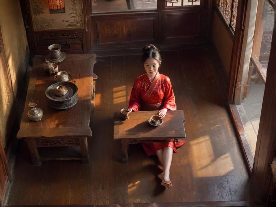 佛山茶社温馨内部环境