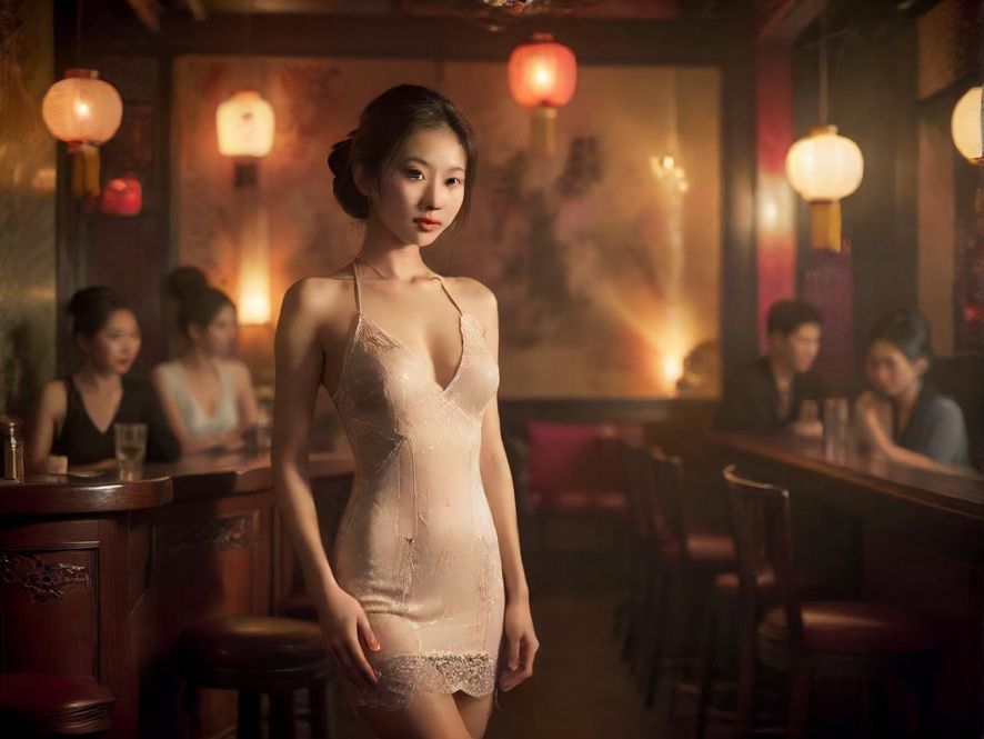 夜场娱乐聚会温馨场景