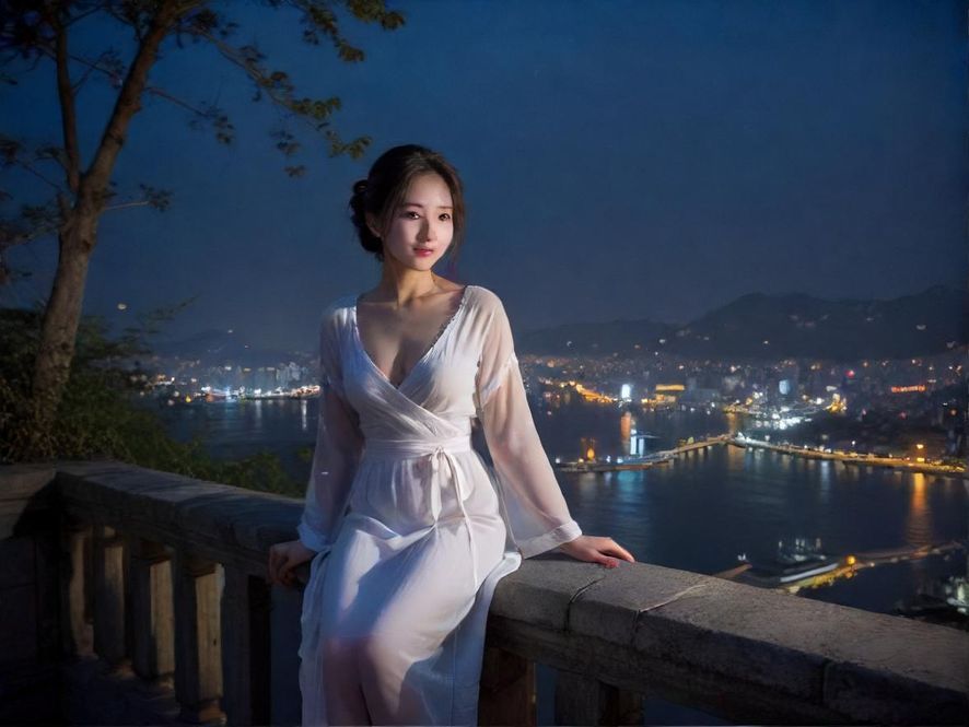 罗湖一家桑拿会所的入口夜景