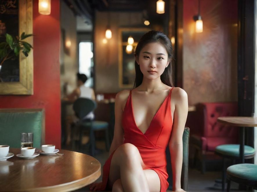 舒适的休闲空间特写