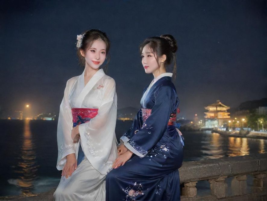 夜场派对炫彩灯光舞池实景