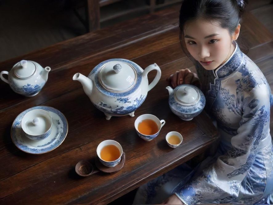 高端品茶体验细节