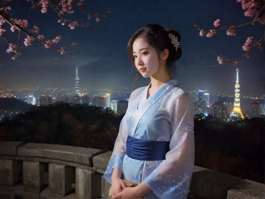 广州夜场会所夜景全貌