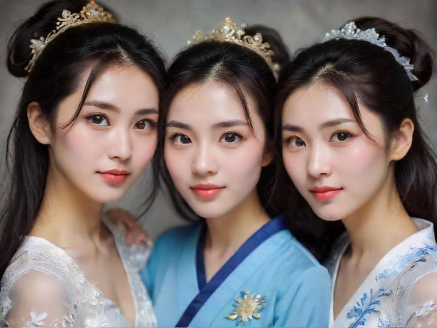 年轻女性在舒适休息区开心交流