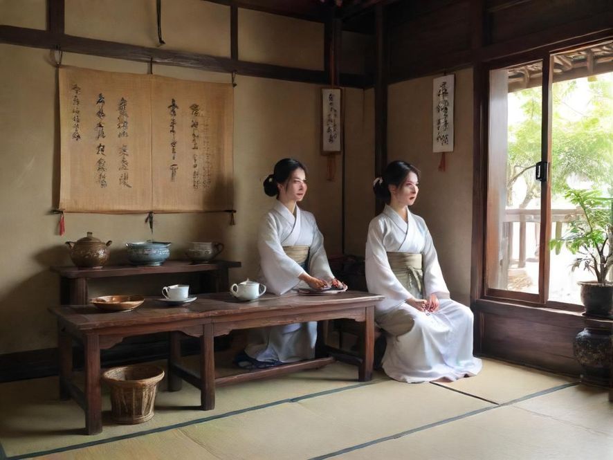 广州低端茶社室内实景