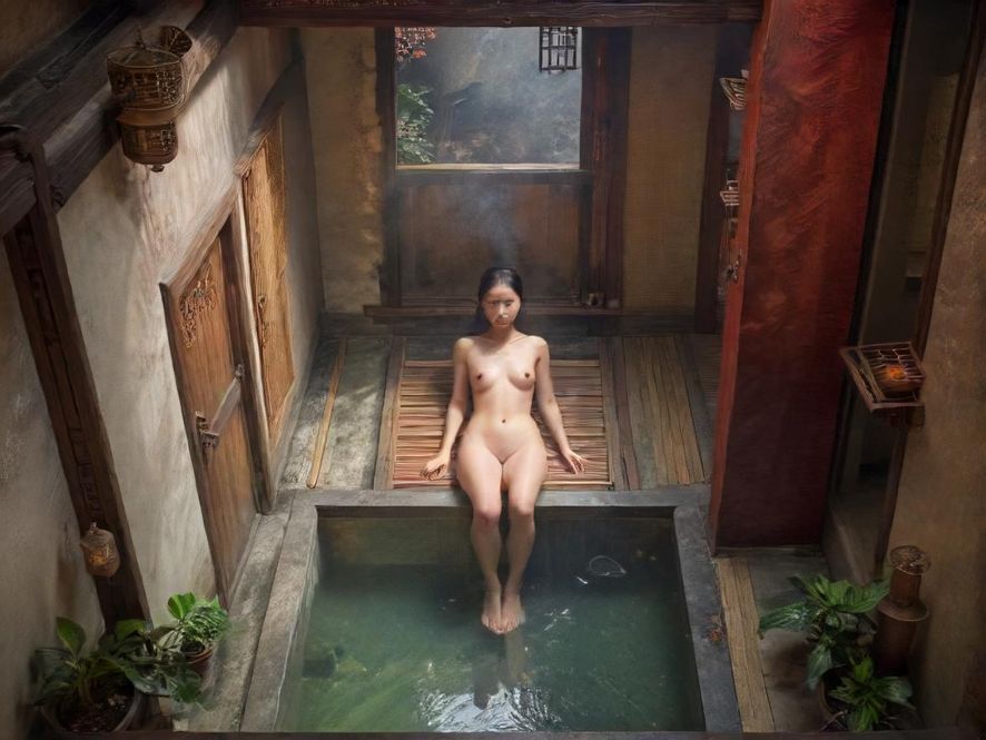 广州某休闲会所大厅的写实照片,展现舒适宽敞的环境