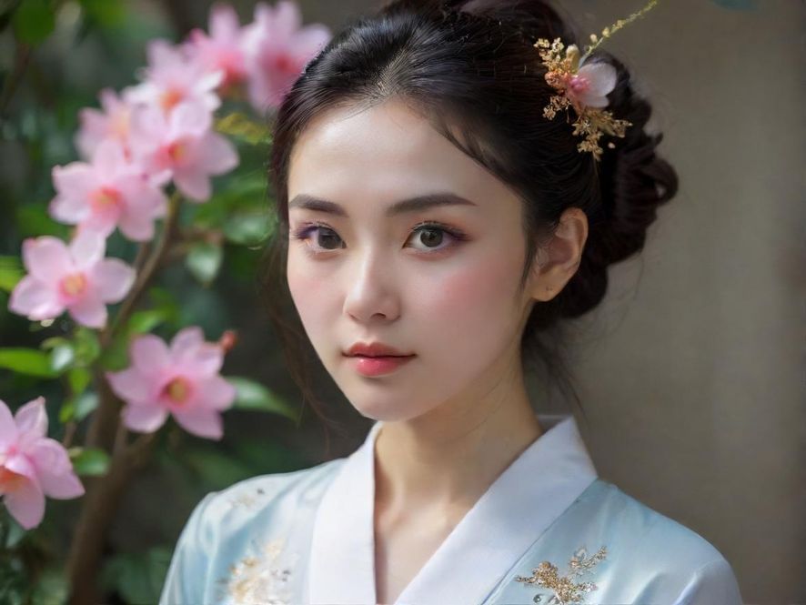 一位女性在柔和光线下,面带微笑,享受着私密空间中的放松时刻