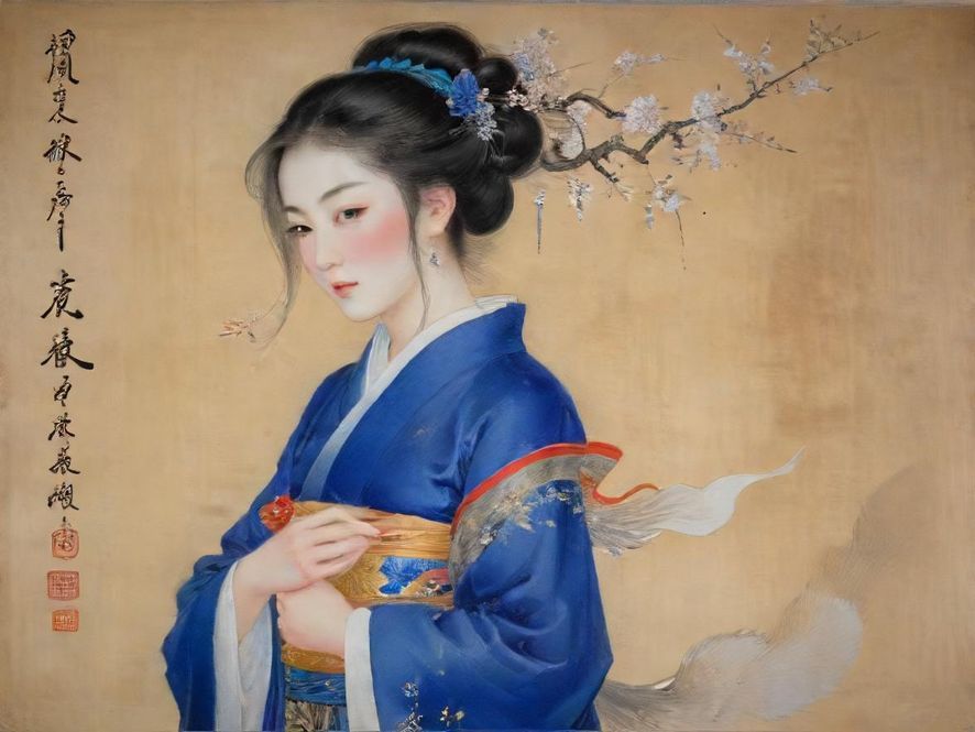 一位女性顾客正在享受广州的放松按摩服务，面部表情宁静，背景温馨。