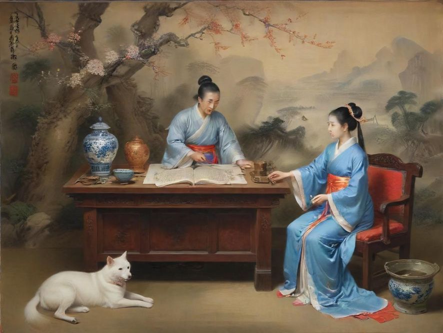 一群年轻人在一个温馨的咖啡馆里开心地聊天和互动,气氛融洽。