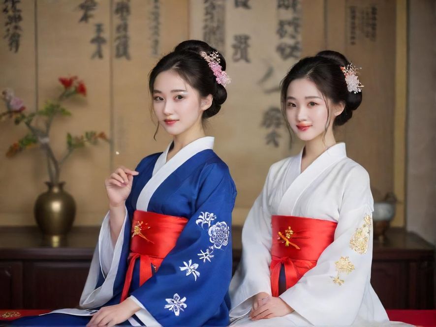 一位身着雅致服饰的年轻女性,在充满岭南风情的庭院中,侧身回眸,眼神温柔而富有故事感,光线柔和地洒在她身上,营造出一种宁静而美好的氛围。