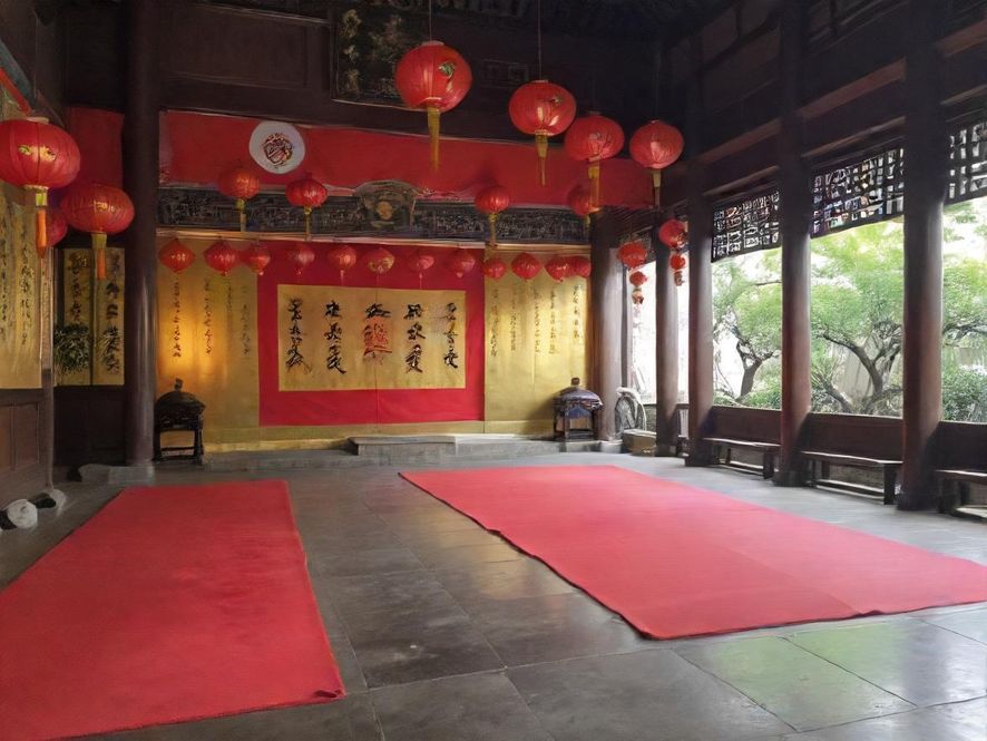 高端私人会所内部,一位身着优雅制服的服务人员正在为贵宾提供周到服务,会客厅装饰奢华,细节考究。